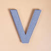 Fabric Letter - Blue Online