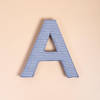 Fabric Letter - Blue Online
