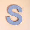 Fabric Letter - Blue Online