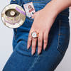 Fashionista Flair Rose Gold Finger Watch