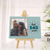 Father's Day Personalized Best Dad Ever Canvas Frame