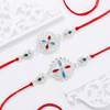 Gift Festive Florals Rakhi Set