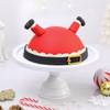 Buy Festive Santa Surprise Fondant Cake (1-KG)