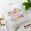 Gift Floral Charm Personalized Cushion