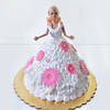 Floral Designer Barbie Cream Cake (2 Kg)