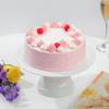 Buy Floral Elegance And Strawberry Cake For Valentine's Day