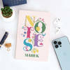 Floral Notes Personalized Notebook - Pink