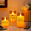 Buy Forever Glowing Valentine's Day LED Candle - Set Of 3