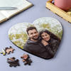 Forever Love Personalized Wooden Jigsaw Heart Puzzle Online