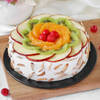 Fresh Fruit Almond Cake (Half Kg)