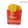 Shop Fridge Magnet With 12 French Fries Sealing Clips - Assorted