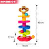 Buy Fun And Colourful Monkey Roll Ball Toy