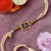 Gift Ganesha Antique Metal Rakhi