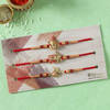 Buy Ganesha, Krishna & Peacock Designer Rakhi (Set of 3)