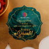Gift Gleaming Green And Treats Diwali Hamper