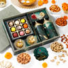 Gleaming Green And Treats Diwali Hamper