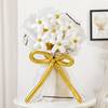 Gift Gold And White Floral Balloon Bouquet