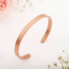 Golden Allure - Personalized Rose Gold Cuff Bracelet For Women Online