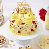 Golden Bliss New Year Rasmalai Cake