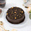 Buy Golden Bloom And Midnight Truffle Cake Combo
