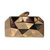 Shop Golden Glam Geometric Clutch