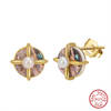 Golden Glow Pearl And Abalone Earrings Online