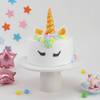 Golden Horn Floral Unicorn Cake (1 Kg)