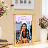 Gift Golden Metal Photo Frame for Women's Day