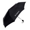 Golden Stick 3-Fold Black Umbrella
