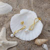 Gift Golden Tide 14K Gold Plated Earrings