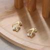 Buy Golden Triangle 14K Gold Plated Pearl Studs