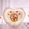 Buy Good Vibes Only Heart LED Fur Cushion