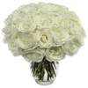 Graceful 24 White Roses Valentine's Day Bouquet
