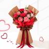 Buy Graceful Pink And Red Rose Bouquet