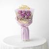 Graceful Purple Roses Hand-Tied Bouquet For Women's Day Online