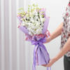 Gift Graceful White Orchid Bouquet