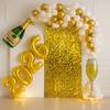 Grand Gold Luxe New Year Backdrop Decor