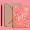 Gift Greeting Card - Hello