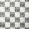 Gift Grey Patchwork Block Print Cotton Double Bed Quilt