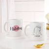 Gift Habibi And Habibti Personalized Couple Mugs - Set Of 2