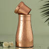 Buy Hammered Copper Surahi With Lid