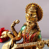 Shop Hand Painted Goddess Saraswati Idol
