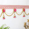 Gift Handcrafted Flowers And Pearls Bandhanwar