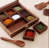 Shop Handcrafted Wooden Spices Container with Spoon