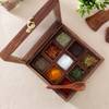 Buy Handcrafted Wooden Spices Container with Spoon