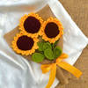 Gift Handmade Crochet Sunflower Bouquet - Single Piece