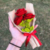 Gift Handmade Mini Crochet Rose Bouquet
