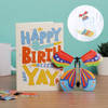 Happy Birthday Butterfly Card - Single Piece