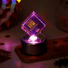 Shop Happy Birthday Personalized LED Crystal Cube