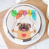 Buy Happy Birthday Pug Cake (Half Kg)